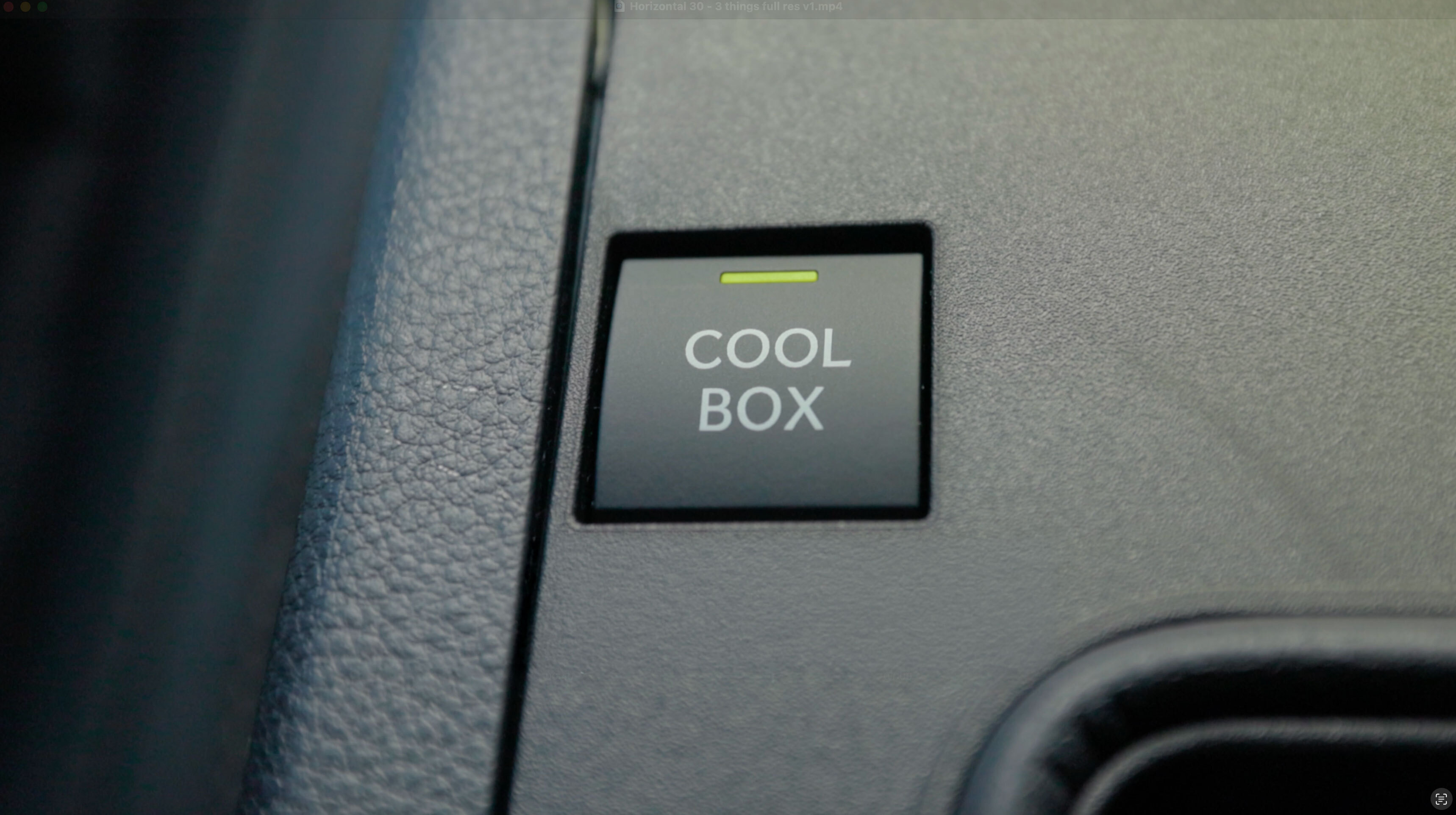 The GX 550 Cool Box control
