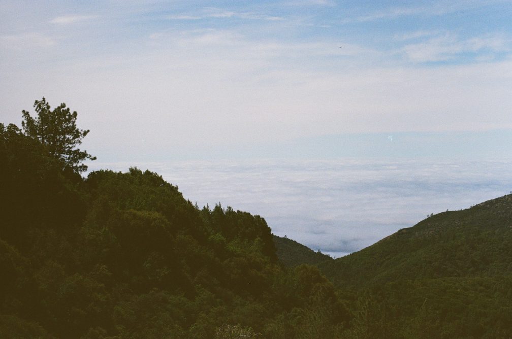 Ridgelines above the marine layer